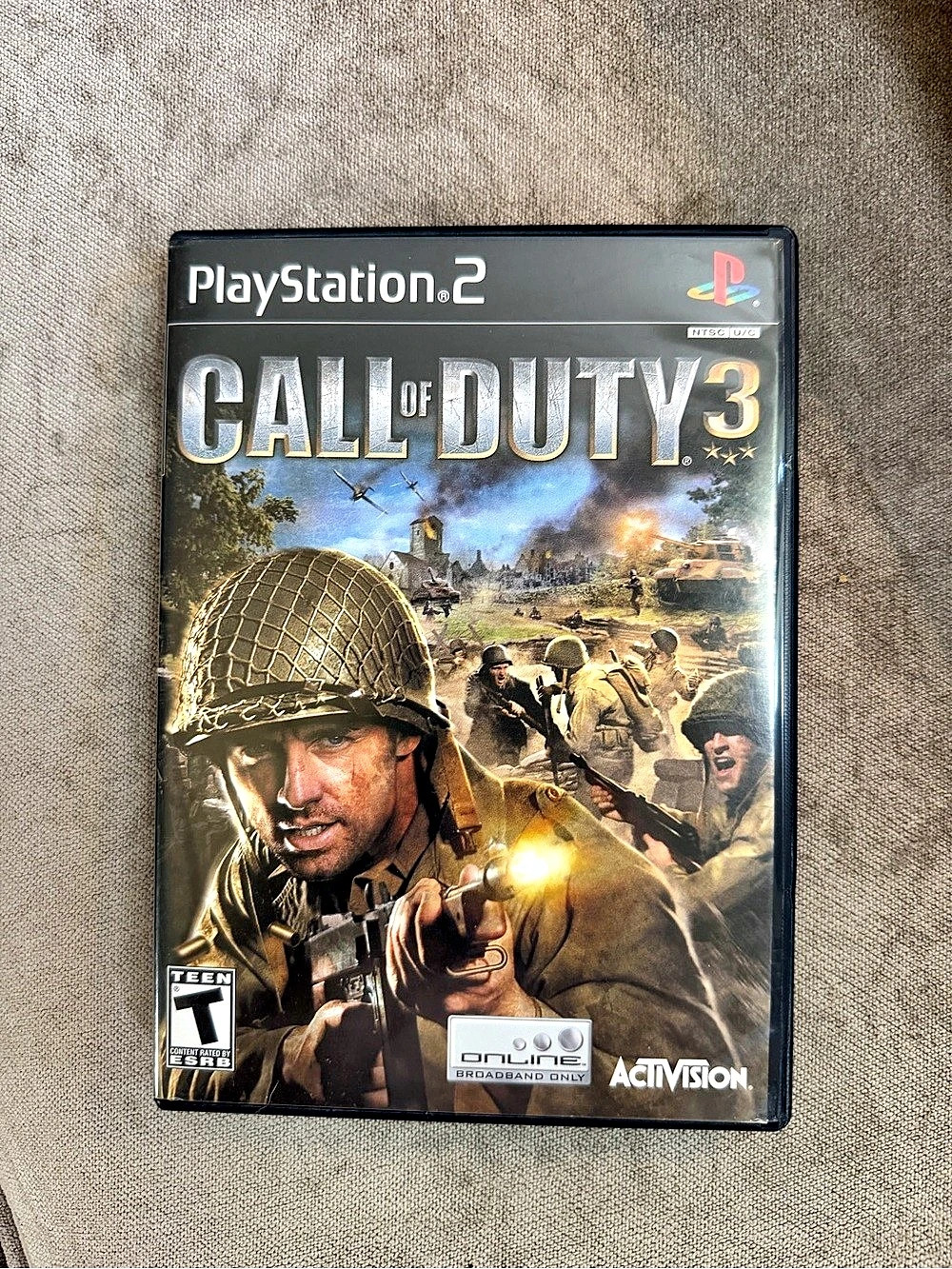 Activision Call of Duty 3 PlayStation 2 Game Disc